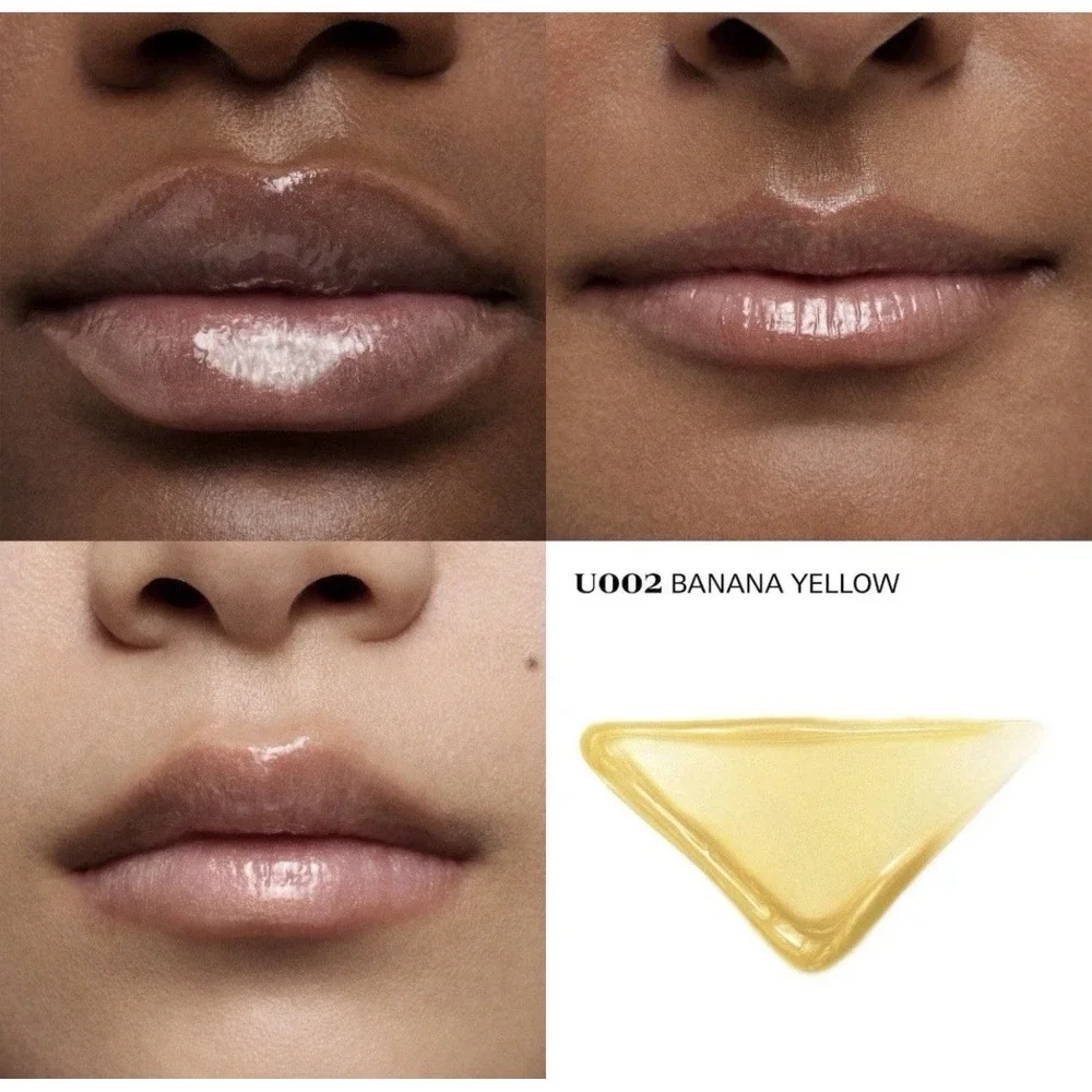 Prada Beauty Reflection Glossy Liquid Lip Balm-Banana Yellow 3ml Travel Size NIB